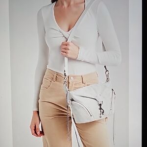 Rebecca Minkoff White Crossbody Bag